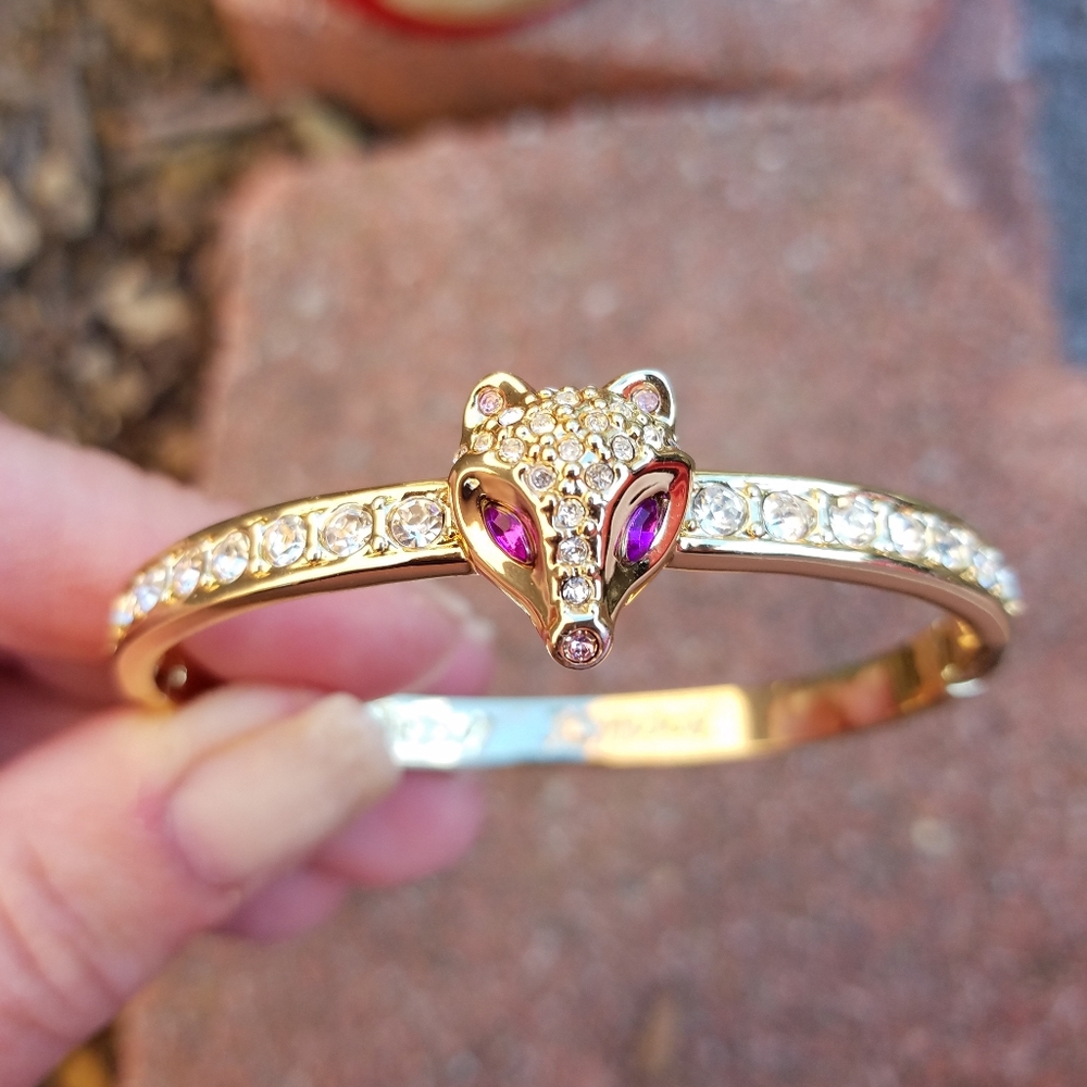 Betsey Johnson Fox Gold Bracelet